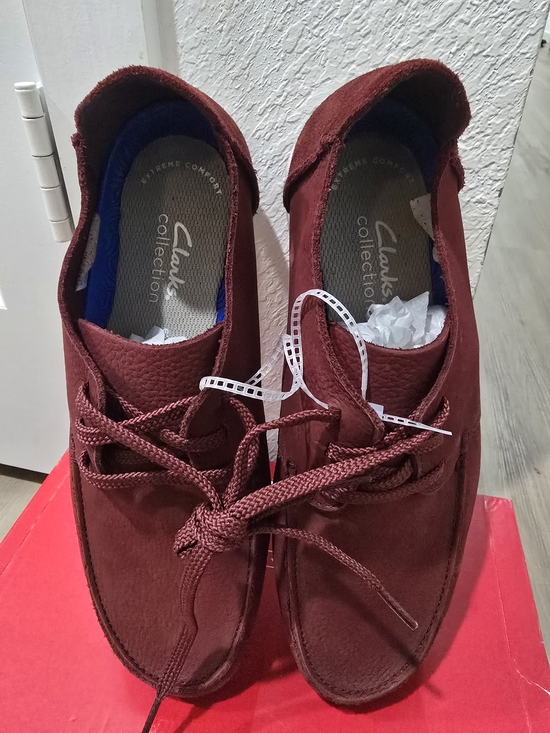 Clarks Men\'s Maroon Wallabee-Style Casual Shoe main image 4